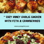 et with Feta Sauce & Roasted Cranberries Recipe