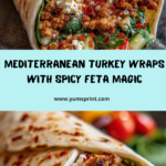 Wrap with Whipped Spicy Lemon Honey Feta Recipe