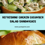 Chicken Cucumber Salad Sandwich Recipe