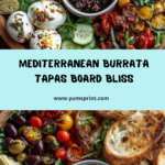 Mediterranean Burrata Tapas Board with Balsamic Glaze Recipe