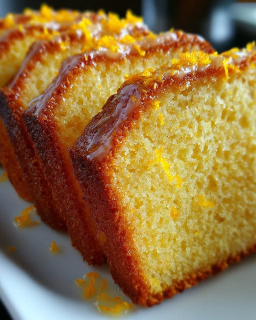 Orange Pound Cake Recipe