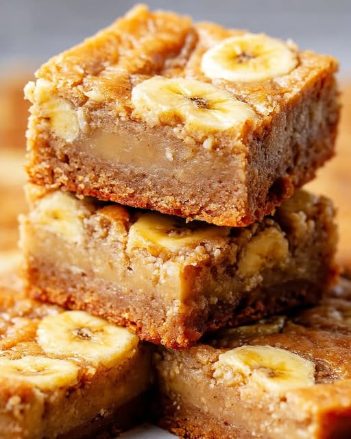 Banana Blondies Recipe - Recipe Image