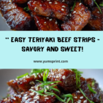 Juicy Beef Strips in a Rich Teriyaki-Style Sauce Recipe