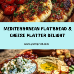 Rustic Mediterranean Flatbread & Cheese Platter Recipe