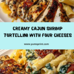 Cajun Shrimp Tortellini in Creamy Four Cheese Cajun Sauce Recipe