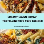 Cajun Shrimp Tortellini in Creamy Four Cheese Cajun Sauce Recipe