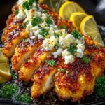 Spicy Crispy Hot Honey Lemon Goat Cheese Chicken Recipe