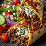 ef Wrap with Garlic Hot Honey Feta Sauce Recipe