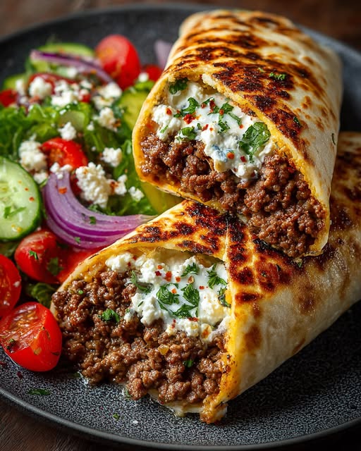 ef Wrap with Garlic Hot Honey Feta Sauce Recipe 6 ef Wrap with Garlic Hot Honey Feta Sauce Recipe - Recipe Image