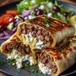 Wrap with Spicy Garlic Honey Feta Cream Recipe