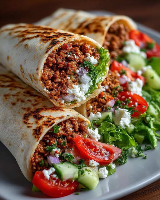 ey Wrap with Creamy Hot Honey Feta Sauce Recipe