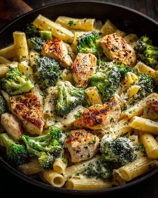 Creamy Broccoli and Chicken Penne Recipe 6 Creamy Broccoli and Chicken Penne Recipe - Recipe Image
