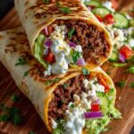 Wrap with Whipped Spicy Lemon Honey Feta Recipe