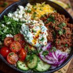 f Bowl with Spicy Lemon Honey Feta Cream Recipe