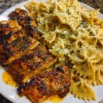 Cheesy Chicken Bowtie Pasta in Cajun Cream Sauce Recipe