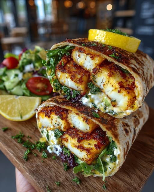 mi Wrap with Garlic Hot Honey Feta Sauce Recipe - Recipe Image