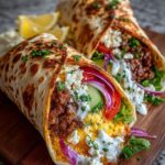 b Wrap with Spicy Lemon Honey Feta Cream Recipe