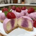 Keto Mini Strawberry Cheesecake Domes Recipe