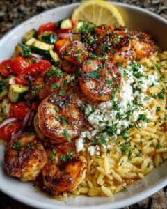 Spoon orzo into bowls or onto a serving platter Recipe