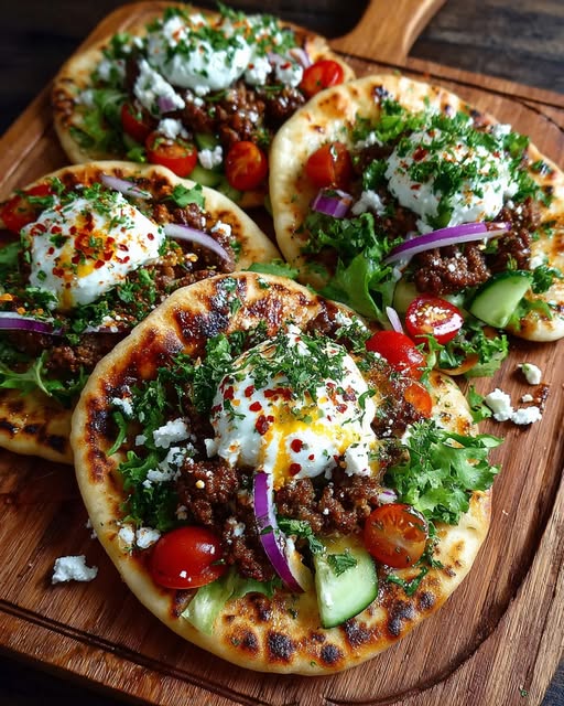 tbread with Spicy Lemon Honey Feta Cream Recipe - Recipe Image