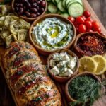 Rustic Mediterranean Bread and Tzatziki Board Recipe