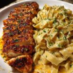 with Creamy Fettuccine Four-Cheese Sauce Recipe