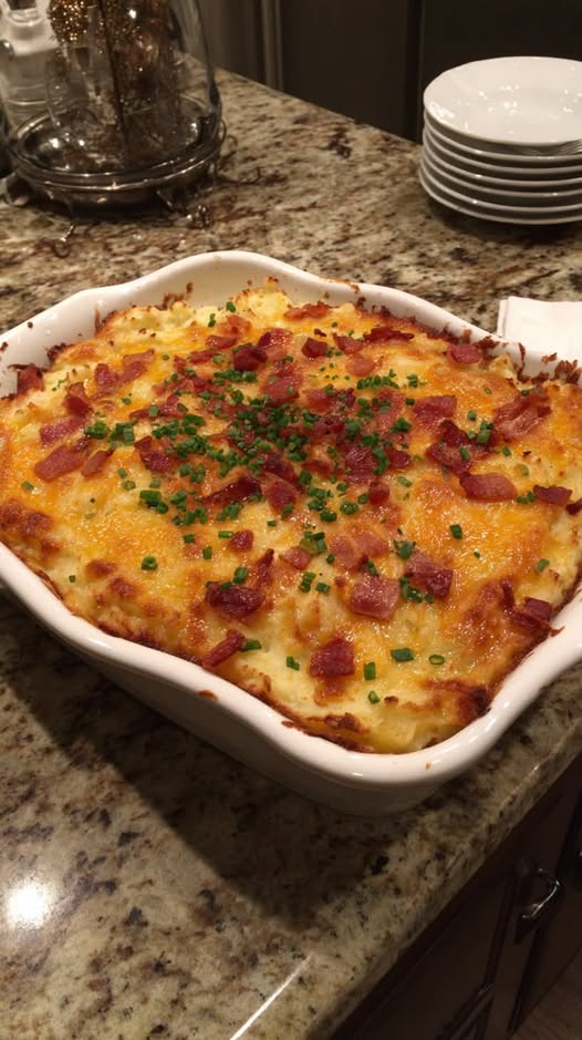 Loaded Mashed Potato Casserole Recipe