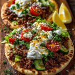 f Pita with Spicy Lemon Honey Feta Cream Recipe