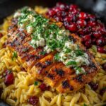 Goat Cheese Sauce & Roasted Cranberries Recipe