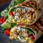 n Wrap with Spicy Lemon Honey Feta Cream Recipe