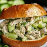Chicken Cucumber Salad Sandwich Recipe