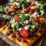 atbread with Dill Lemon Honey Feta Cream Recipe