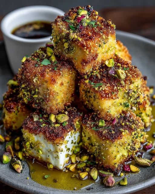 Pistachio-Crusted Crispy Feta Recipe