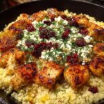 et with Feta Sauce & Roasted Cranberries Recipe