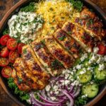 Greek Chicken Pita Wraps with Creamy Garlic Yogurt Sauce Recipe