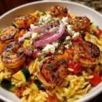 Greek Lemon Shrimp Pita Wraps with Dill Garlic Feta Sauce Recipe