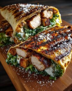Grilled Chicken Caesar Wraps Recipe