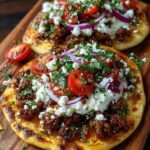 atbread with Garlic Hot Honey Feta Cream Recipe