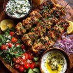 g Board with Feta Dip & Fresh Herb Salad Recipe