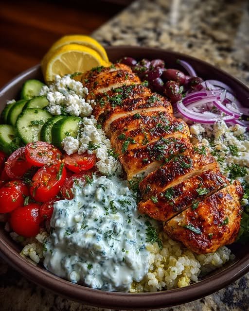 wl with Herb Feta & Tzatziki & Olive Mix Recipe