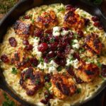 h Feta Sauce & Maple Roasted Cranberries Recipe
