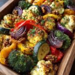 Roasted Vegetable Medley with Maple-Feta Crumble Recipe