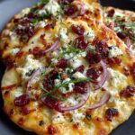 Flatbread with Orange-Honey Vinaigrette Recipe