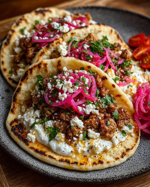 th Hot Honey Feta Cream & Pickled Onions Recipe