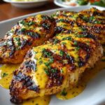 teak with Warm Ricotta & Balsamic Pearls Recipe