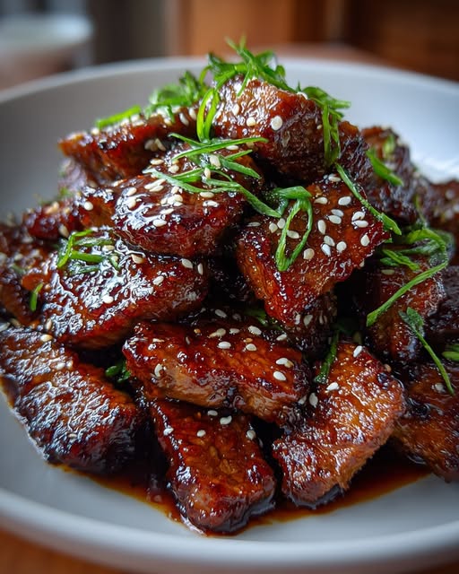 Juicy Beef Strips in a Rich Teriyaki-Style Sauce Recipe
