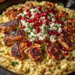 et with Feta Sauce & Roasted Pomegranate Recipe