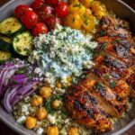 wl with Herb Feta & Tzatziki & Chickpeas Recipe