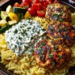 In a large bowl, combine cooked orzo and roasted vegetables Recipe