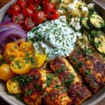 erb Feta & Tzatziki & Roasted Vegetables Recipe